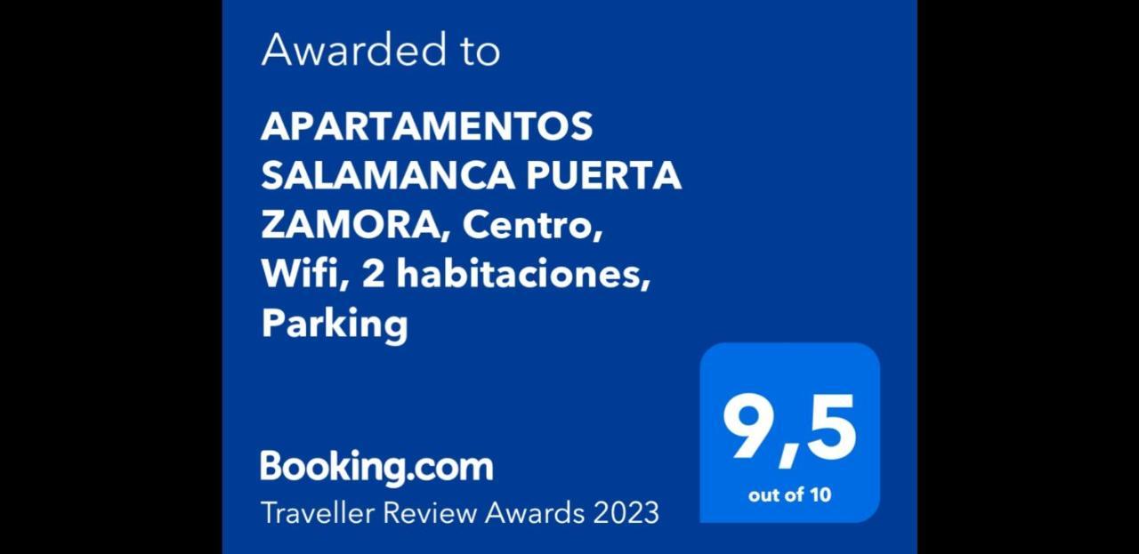 Apartamentos Salamanca Puerta Zamora, Centro, Wifi, 2 Habitaciones, Parking Экстерьер фото